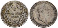 1 złoty 1832 KG, Warszawa, odmiana z małą głową 
