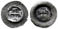 brakteat ok. 1364-1379, Krzyż grecki, bardzo rza