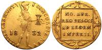 dukat 1832, złoto, moneta wybita w Rosji, w Pete
