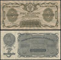 5.000.000 marek polskich 20.11.1923, seria A 374