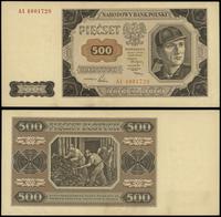 500 złotych 1.07.1948, seria AI 4001729, parokro