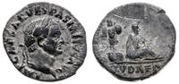 denar 69-70, Rzym, Aw: Popiersie cesarza w prawo