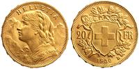 20 franków 1930, złoto 6.43 g