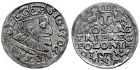 trojak 1593, Poznań, szeroka twarz króla, Iger P
