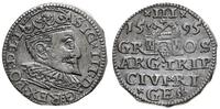 trojak 1595, Ryga, Iger R.95.1.c, Gerbaszewski 1