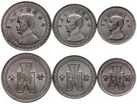 zestaw: 5, 10 i 20 centów 1936, nikiel, łącznie 