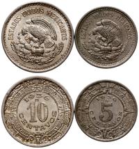 zestaw: 5 i 10 centavos 1936, Meksyk, miedzionik