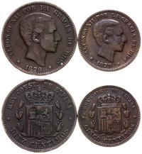zestaw: 5 centimos i 10 centimos 1879, Barcelona