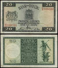 20 guldenów 1.11.1937, seria K/A 164520, wielokr