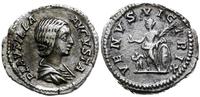denar 202-205, Rzym, Aw: Popiersie cesarzowej w 