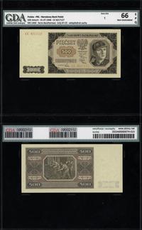 500 złotych 1.07.1948, seria CC 8217127, banknot