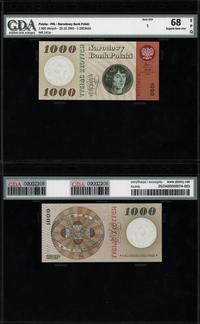 1.000 złotych 29.10.1965, seria S 2953426, bankn