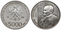 5.000 złotych 1989, Warszawa, PRÓBA NIKIEL, Jan 
