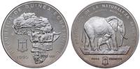 7.000 franków 1995, Zagrożone zwierzęta - Słonie