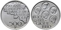 Belgia, 500 franków, 1980
