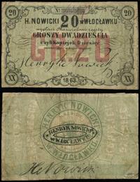 dawny zabór rosyjski, 20 groszy = 10 kopiejek, 1863