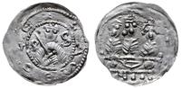 denar  1157-1166, Aw: Popiersie księcia na wpros