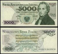 5.000 złotych 1.06.1982, seria M 2587853, wyśmie