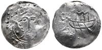 denar 1039-1056, Spira, Aw: Popiersie cesarza na