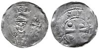 denar 1039-1056, Wormacja, Aw: Popiersie cesarza