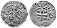 denar 1046-1054, Deventer, Aw: Pastorał, po boka