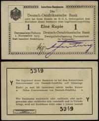 Niemiecka Afryka Wschodnia, 1 rupia, 1.11.1915