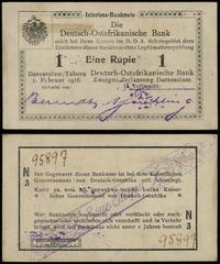 Niemiecka Afryka Wschodnia, 1 rupia, 1.02.1916