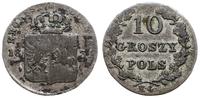 10 groszy 1831 KG, Warszawa, odmiana z zagiętymi