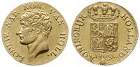 dukat 1809, Utrecht, złoto 3.49 g, ładnie zachow