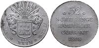 32 szylingi 1808, Hamburg, srebro 18.35 g, lekko