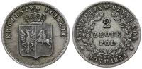 2 złote 1831, Warszawa, odmiana z kropką po POL,