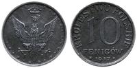 10 fenigów 1917 F, Stuttgart, odmiana z napisem 