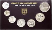 Izrael, zestaw rocznikowy monet obiegowych, 1979