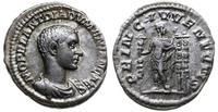 denar 218, Rzym, Aw: Popiersie cesarza w prawo i