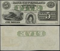 5 dolarów 18.. (ok. 1860), niewypełniony blankie