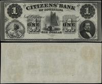 1 dolar 18.. (ok. 1860), niewypełniony blankiet,