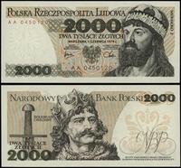 2.000 złotych 1.06.1979, seria AA 0450120, najni