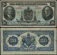 Kanada, 20 dolarów, 2.01.1935