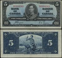 5 dolarów 2.01.1937, Ottawa, seria D/S 6994343, 