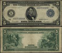 5 dolarów 1914, seria A68709589A, podpisy White 