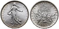 5 franków 1965, Paryż, srebro próby 835 12.01 g,