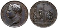 Francja, medal z 1804 r. autorstwa Denon'a i Droz'a wybity na pamiątkę wręczenia Sztandarów Orła (La Distribution des Aigles)