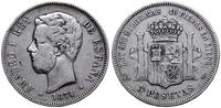 Hiszpania, 5 peset, 1871
