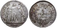 Francja, 5 franków, L'An 5 A (1796-1797)