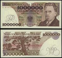 1.000.000 złotych 15.02.1991, seria E 0191036, w