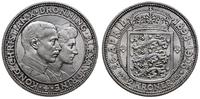 2 korony 1923, Kopenhaga, srebrny jubileusz, sre