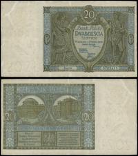 20 złotych 1.03.1926, seria AW 3702411, wielokro