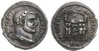argenteus 296, Heraclea, Aw: Popiersie cesarza w