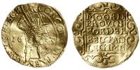 dukat 1643, złoto 3.18 g, gięty, resztki blasku 