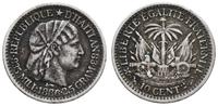 10 centimes 1886, Paryż, srebro próby 835, ciemn